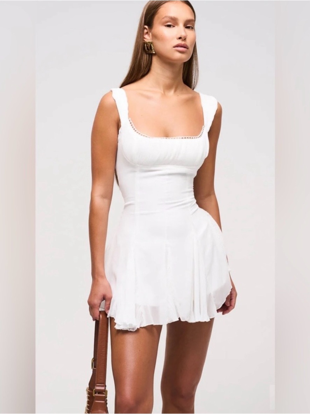 Murci Pixie White Mini Dress